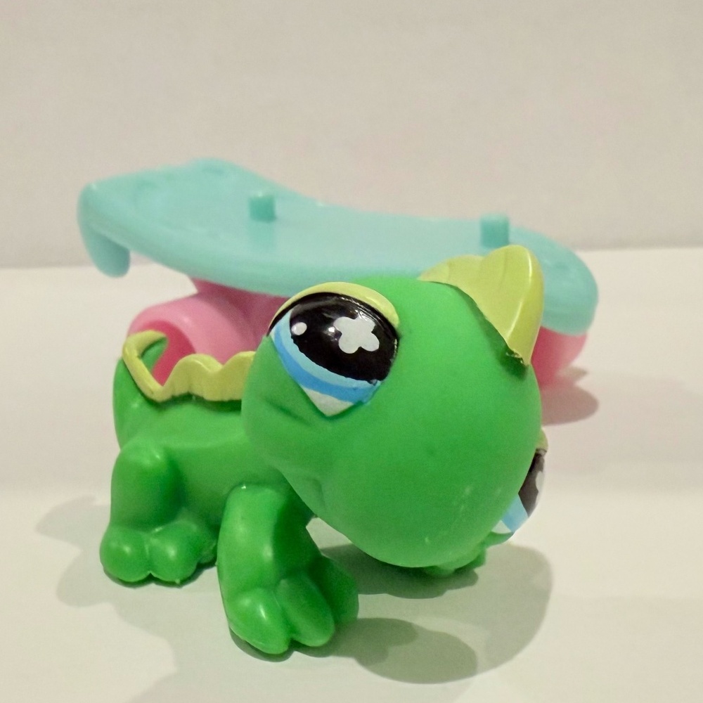 Littlest Pet Shop LPS 651 Iguana Tortoise Funniest Pet Pairs~ AUTHENTIC